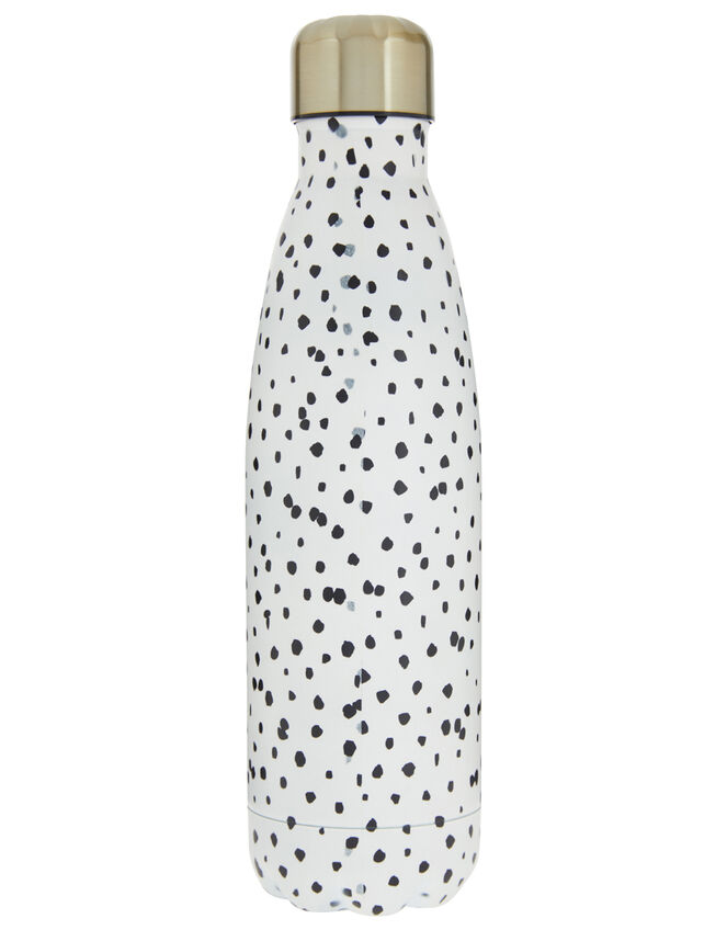 Spotty Double-Walled Metal Water Bottle, , large