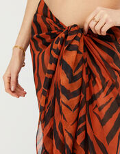 Animal Beach Wrap in Recycled Polyester, , large