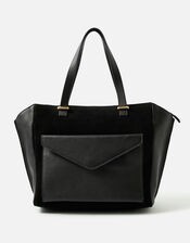 Handheld Leather Work Bag, , large