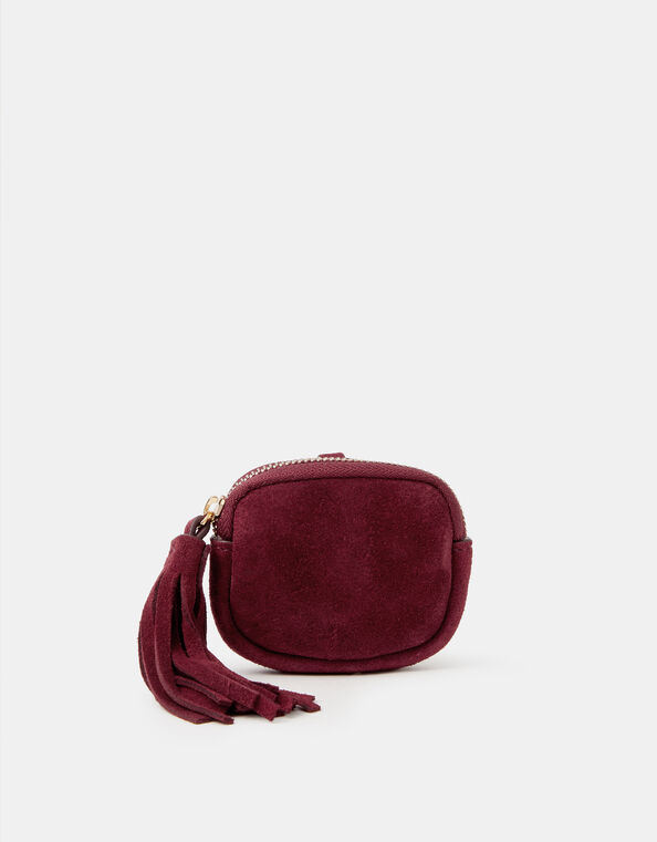 Suede Airpod Case Keyring, , large