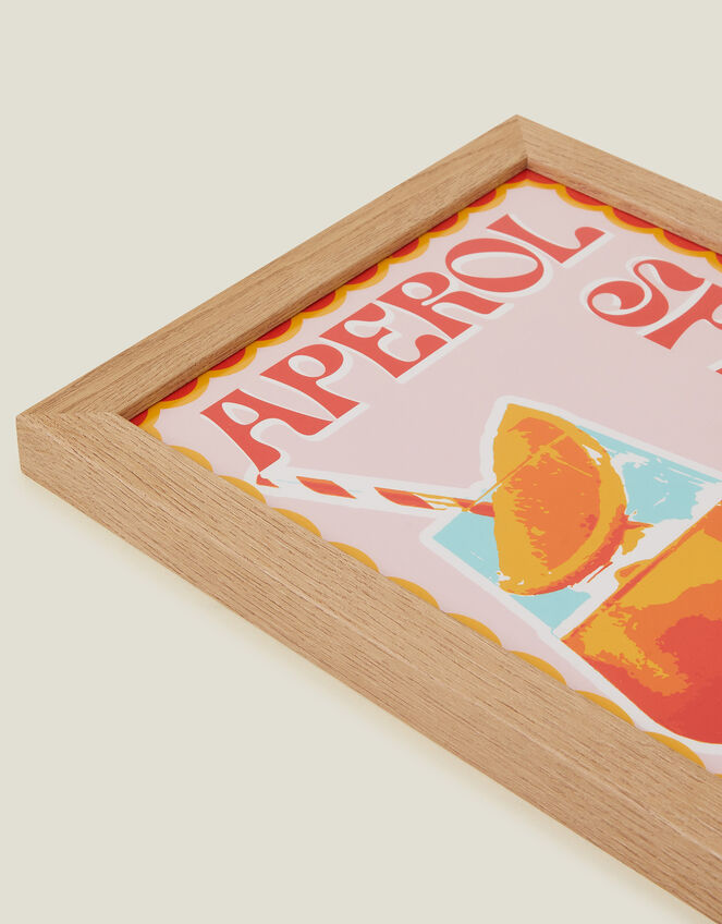 Pink Giraffe Print Co Aperol Spritz Framed A4 Art Print, , large
