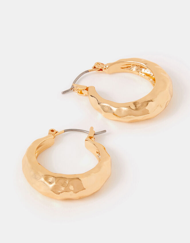 Molten Hoop Earrings, , large