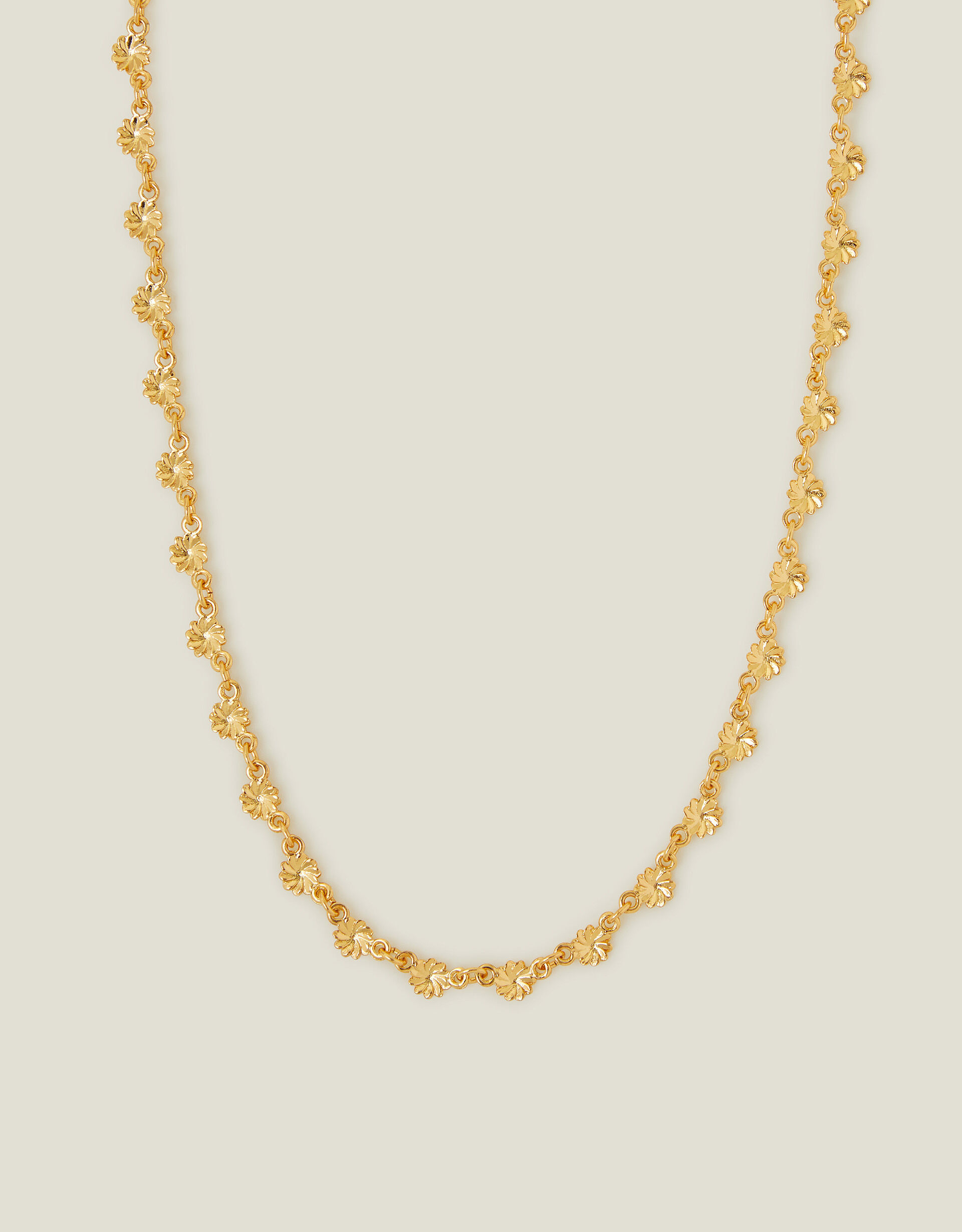 Gold plated necklace accessorize clearance