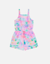 Girls Starburst Playsuit, Multi (BRIGHTS-MULTI), large