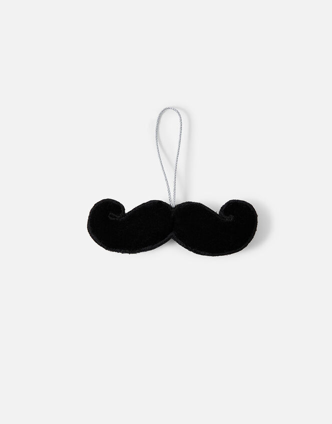 Embellished Moustache Christmas Decoration, , large