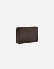 Croc Coin Purse , Brown (CHOCOLATE), large