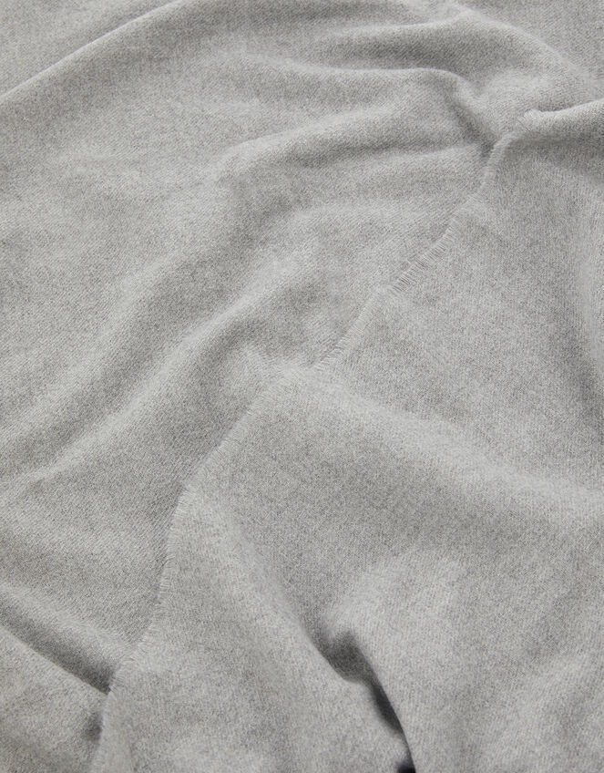 Wells Supersoft Blanket Scarf Grey, , large
