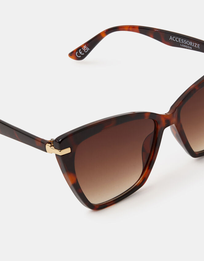 Tort Cat Eye Sunglasses, , large