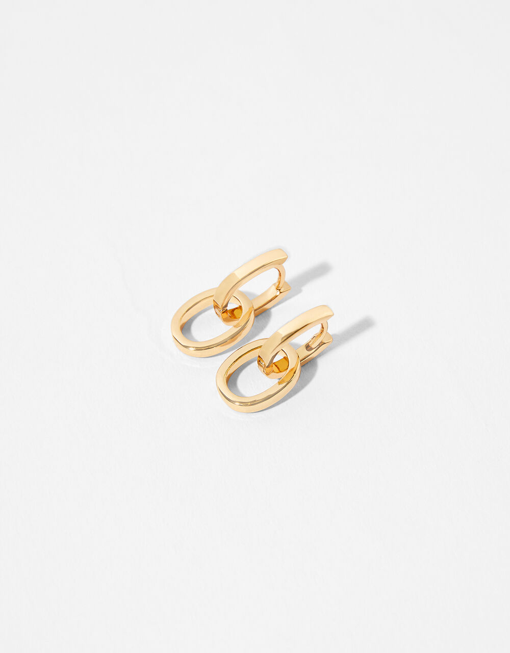 GoldPlated Link Drop Earrings Z for Accessorize Accessorize UK