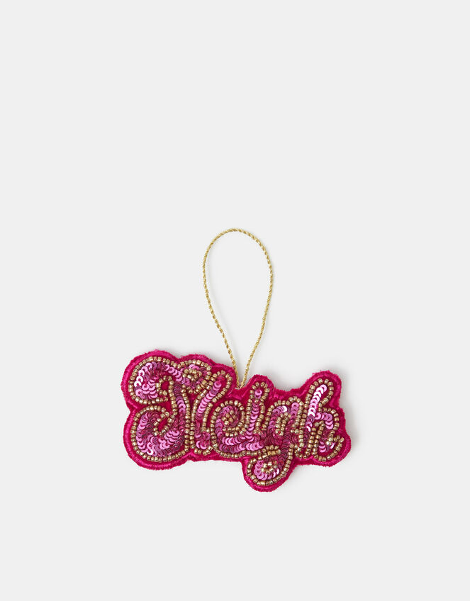 Sleigh Christmas Tree Decoration, , large