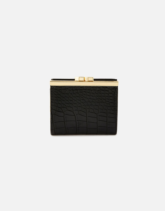 Bella Clip Frame Wallet , Black (BLACK), large