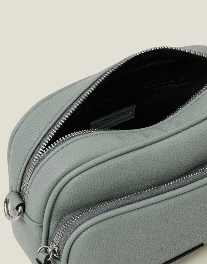 Double Zip Camera Bag, Blue (BLUE), large