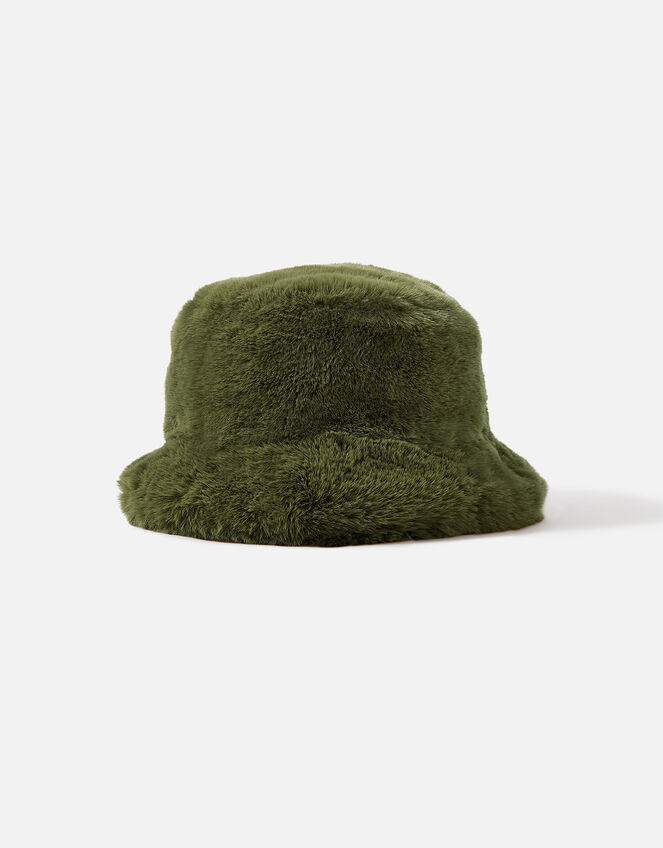 Luxe Faux Fur Bucket Hat Hats Accessorize UK