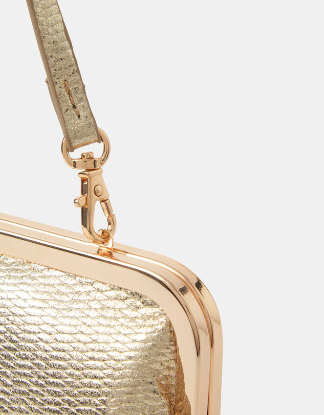 Clip Frame Clutch Bag, Gold (GOLD), large