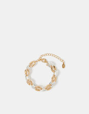Two Tone Chain Bracelet, , large
