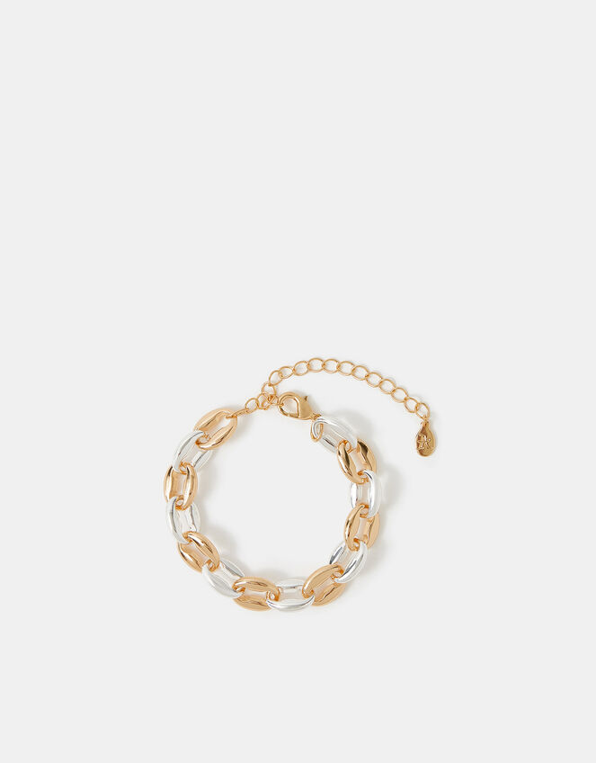 Two Tone Chain Bracelet, , large