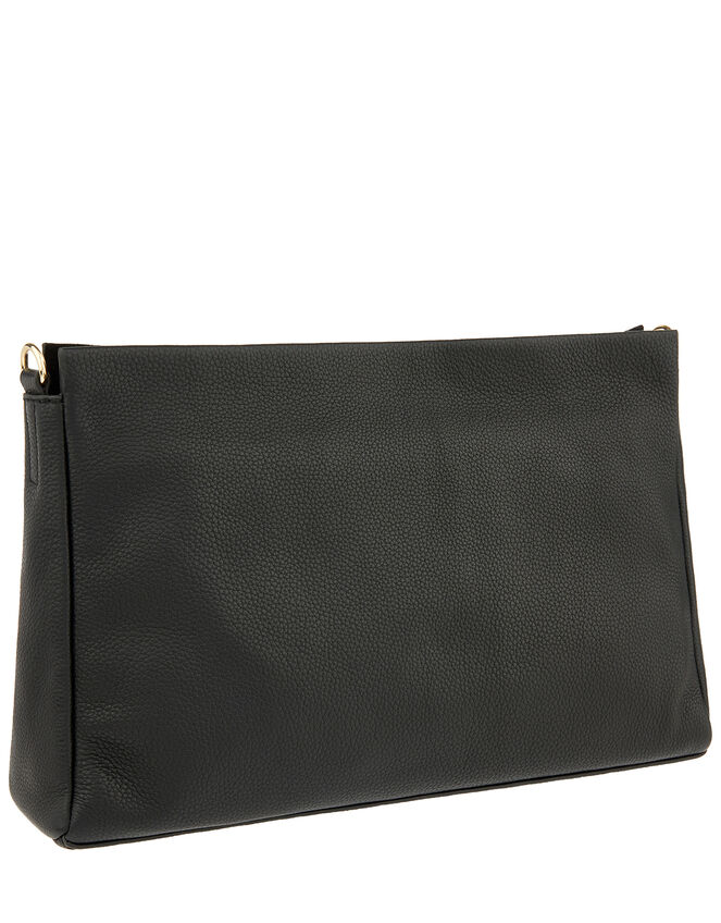 Jane Leather and Suede Clutch Bag, , large