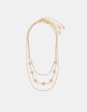 3-Pack Flower Chain Necklaces, , large