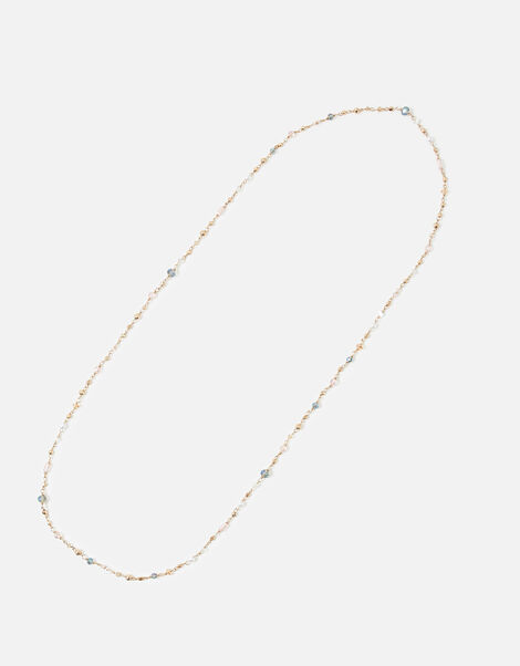 Pastel Pop Extra Long Beaded Rope Necklace, , large
