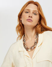 Gemma Beaded Bib Necklace, , large