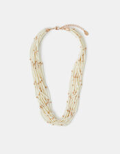 Bead Layered Necklace, , large