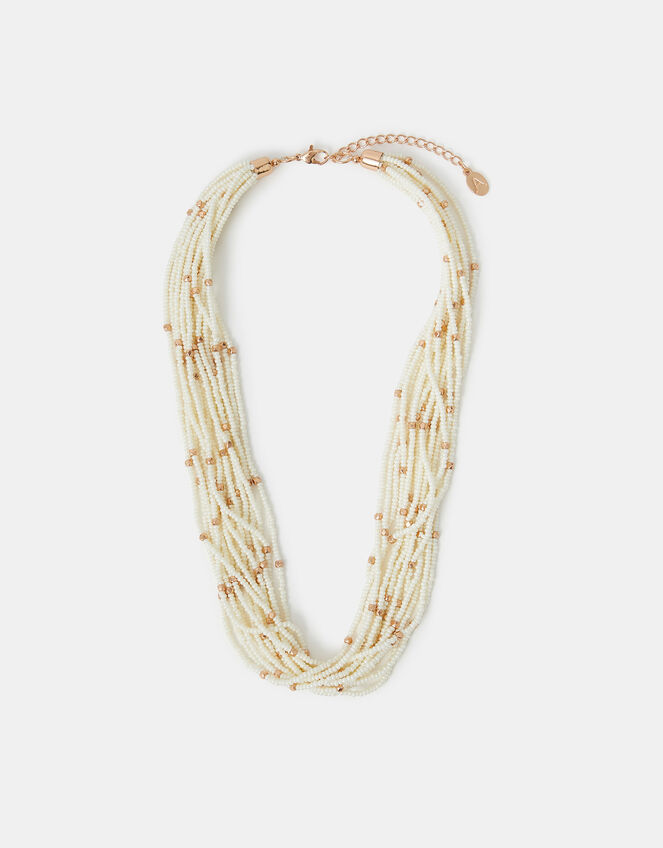 Bead Layered Necklace, , large