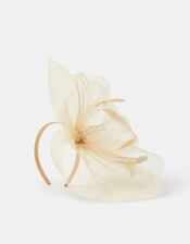 Large Crin Fascinator, Natural (CHAMPAGNE), large