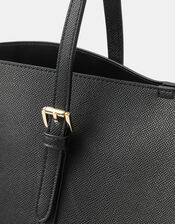 Buckle Strap Laptop Tote Bag, , large