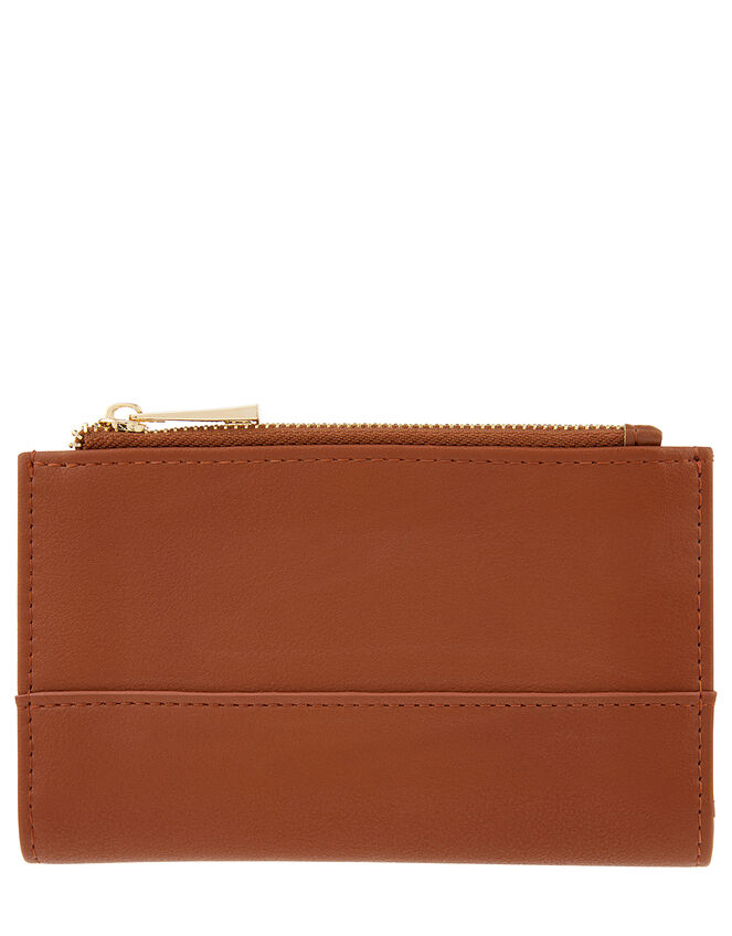 Katy Faux Leather Slim Wallet, Orange (RUST), large