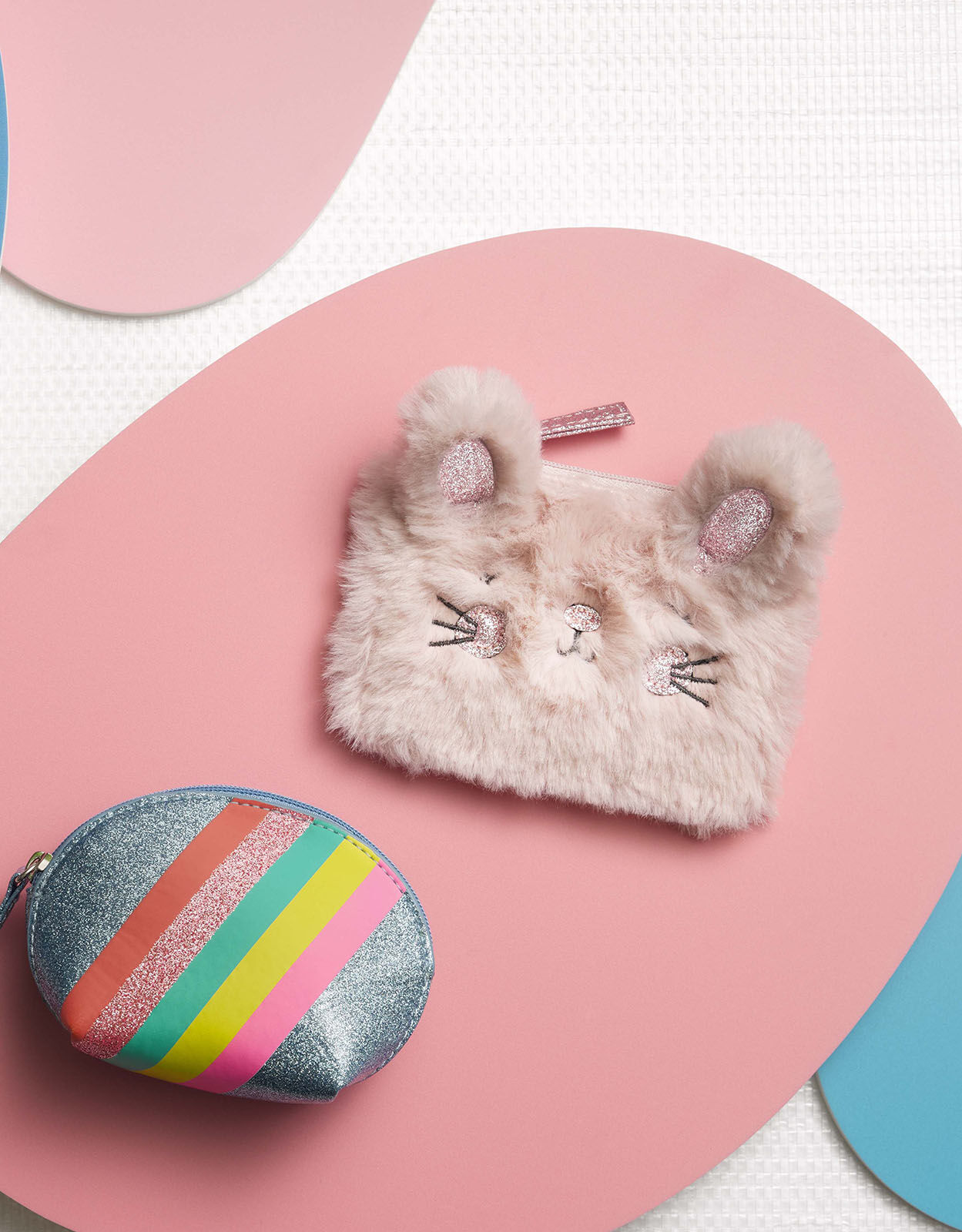 fluffy coin purse