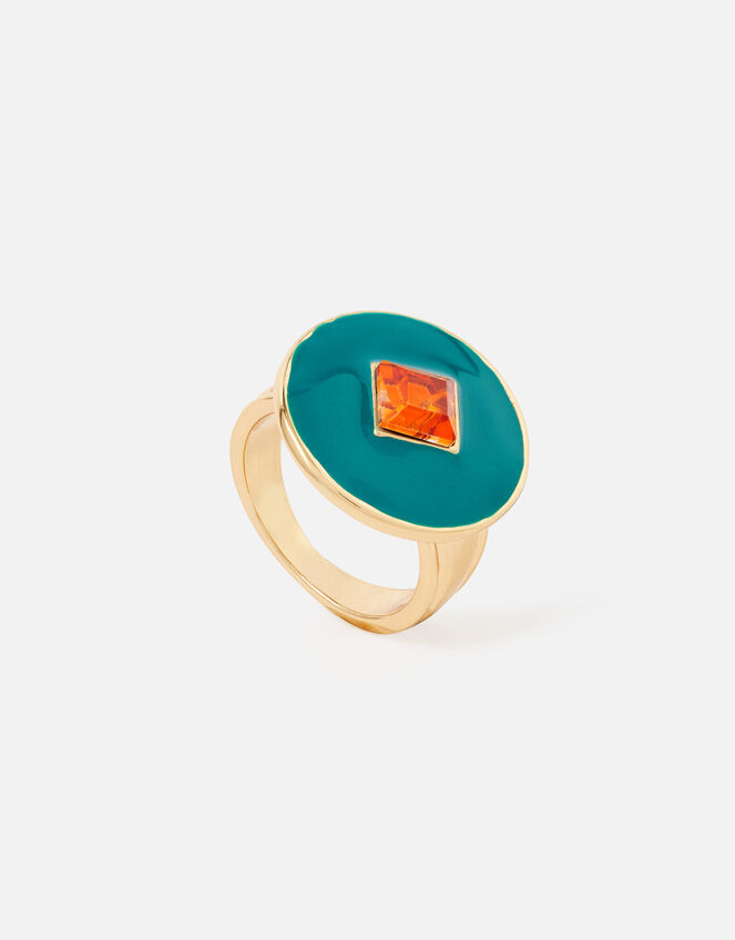 Reconnected Statement Enamel Ring Rings Accessorize UK