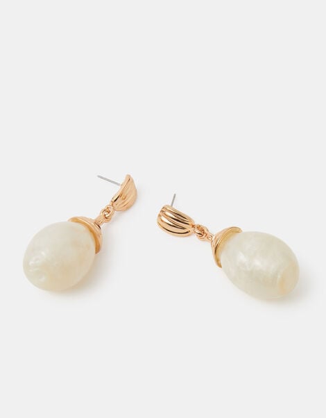 Chunky Resin Drop Earrings, , large