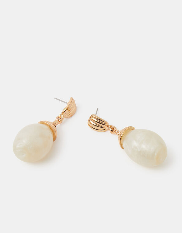 Chunky Resin Drop Earrings, , large