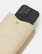 Metallic Multipocket Phone Bag, , large