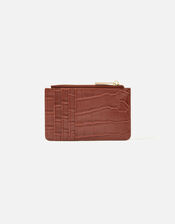 Croc Card Holder, Tan (TAN), large