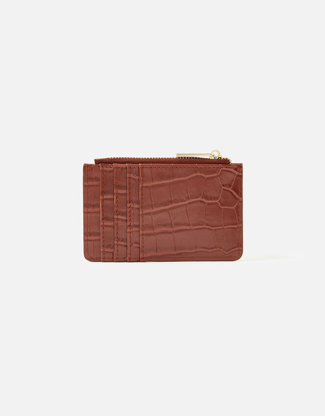 Croc Card Holder, Tan (TAN), large
