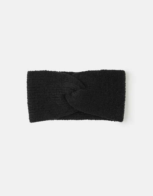 Knit Bando Headband Black | Beanies & Winter hats | Accessorize Global