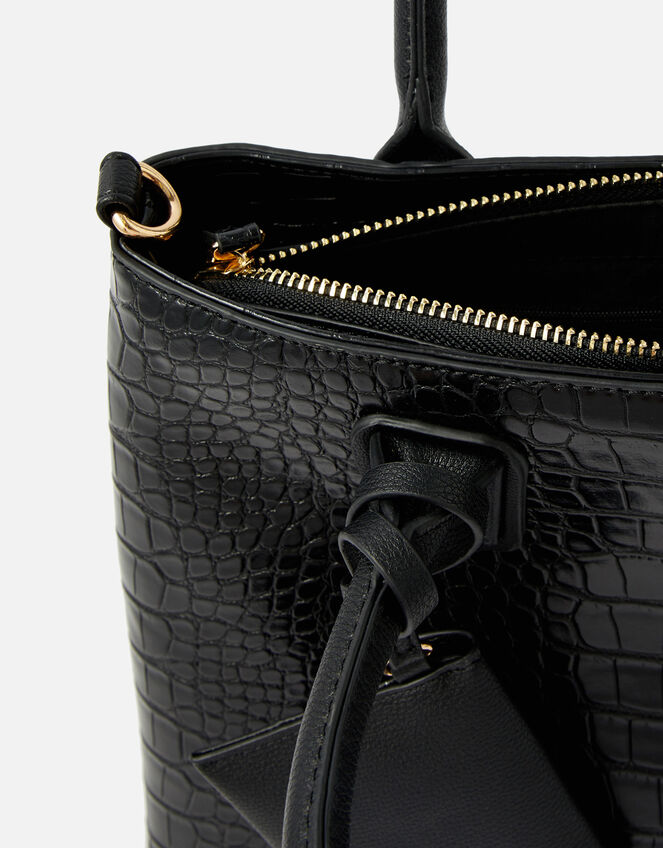 Caroline Handheld Bag, Black (BLACK), large