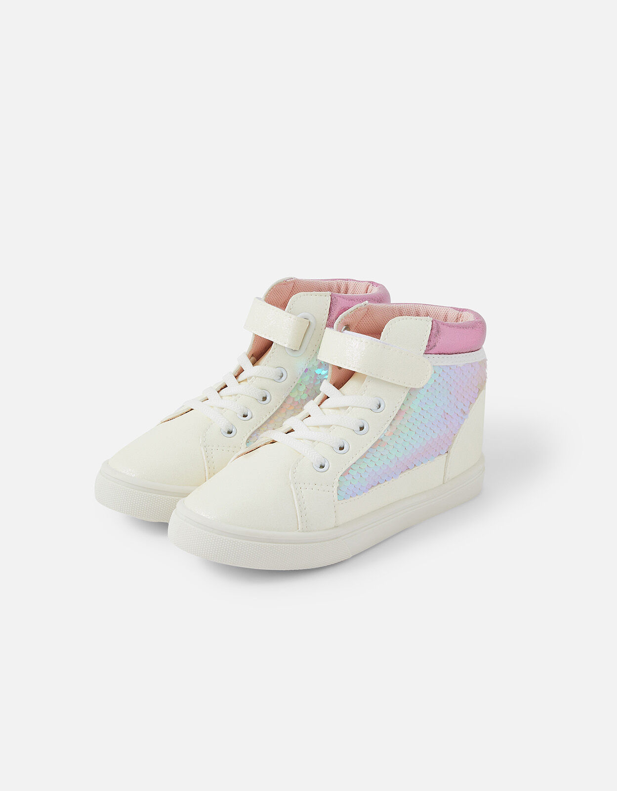 Girls store sequin trainers