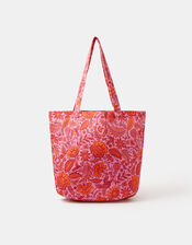 Floral Print Shopper Bag, , large