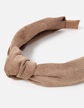 Cord Textured Knot Headband , , large