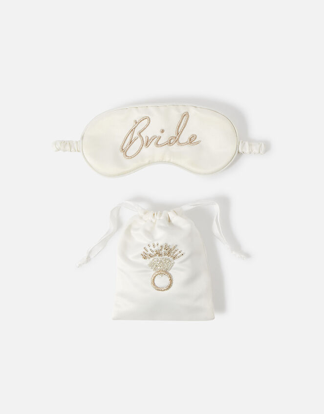 Bride Eye Mask and Bag Set, , large
