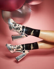 Spaceship Scene Socks, , large