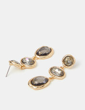 Triple Gem Drop Earrings, , large