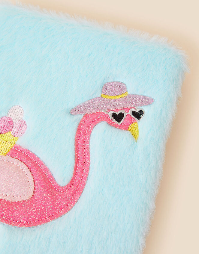 Fluffy Flamingo Notebook, , large