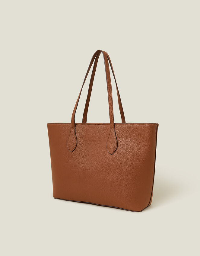 Laptop Tote Bag, Tan (TAN), large