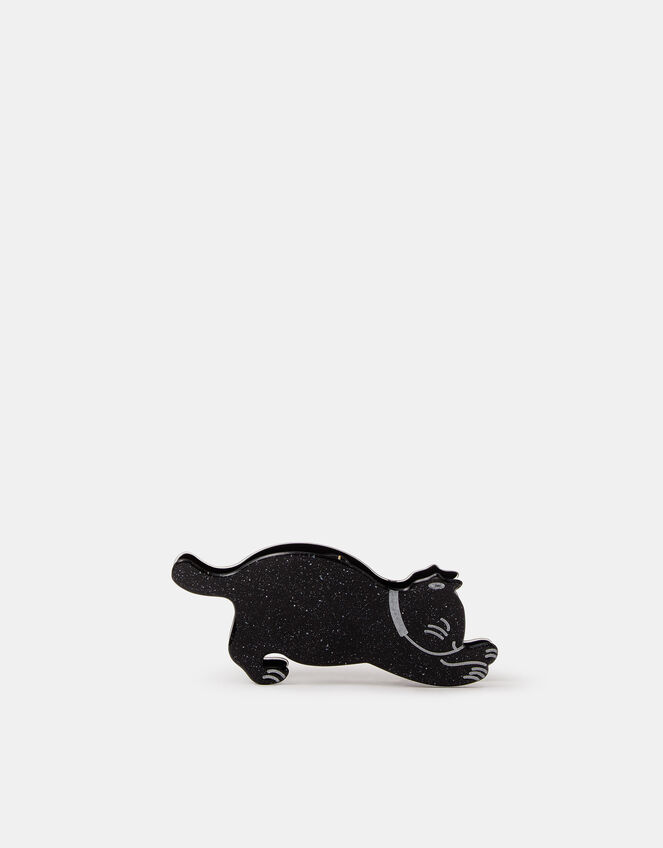 Black Cat Claw Clip, , large
