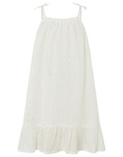 Sequin Dress, White (WHITE), large