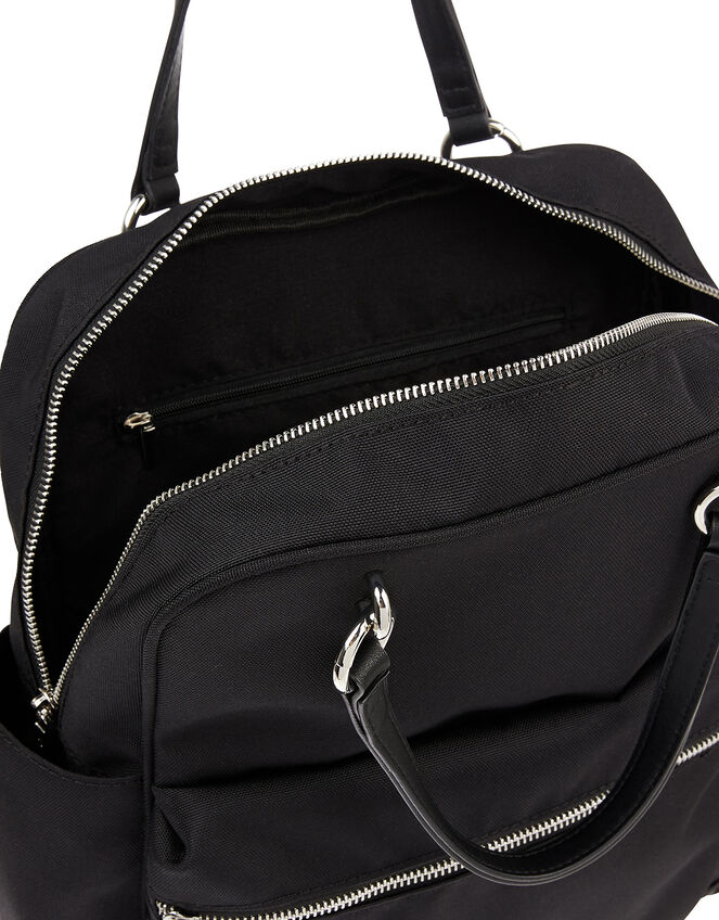 Canvas Backpack With Carry Handles, , large