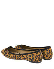 Sophia Leopard Bow Ballerina Flats, Leopard (LEOPARD), large